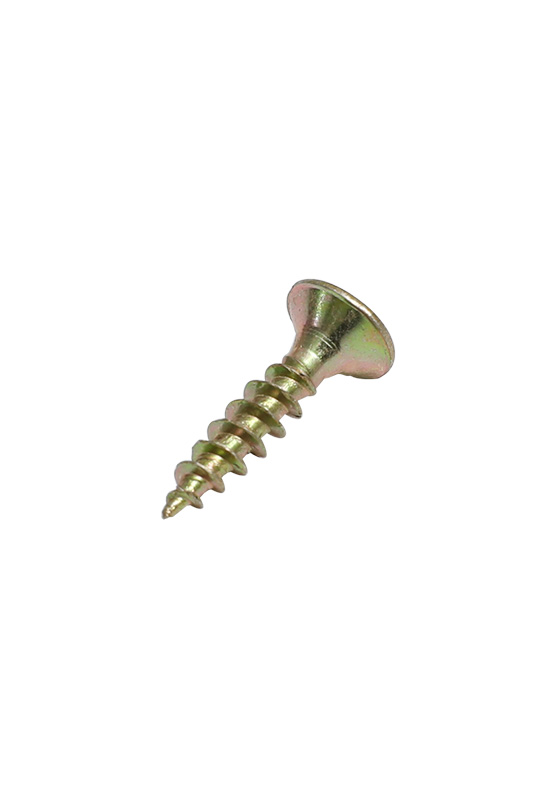 Pozi csk head yellow zinc  chipboard screw