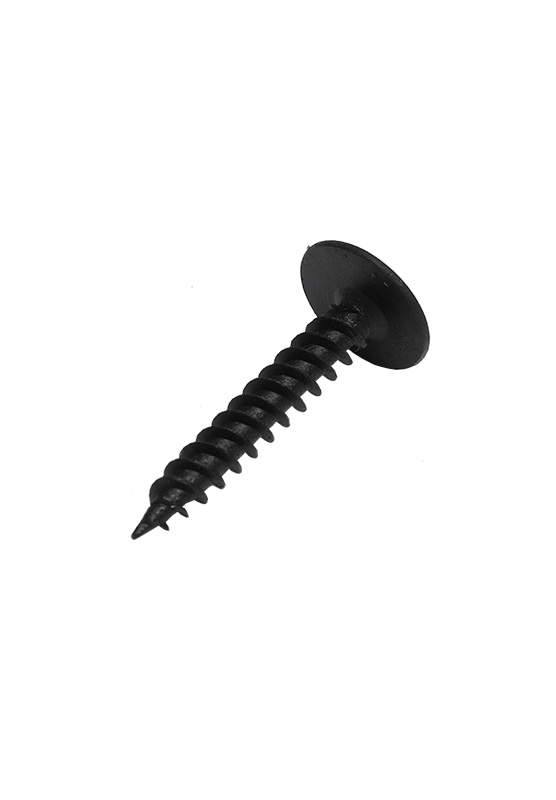 Black phillips wafer head self tapping screw