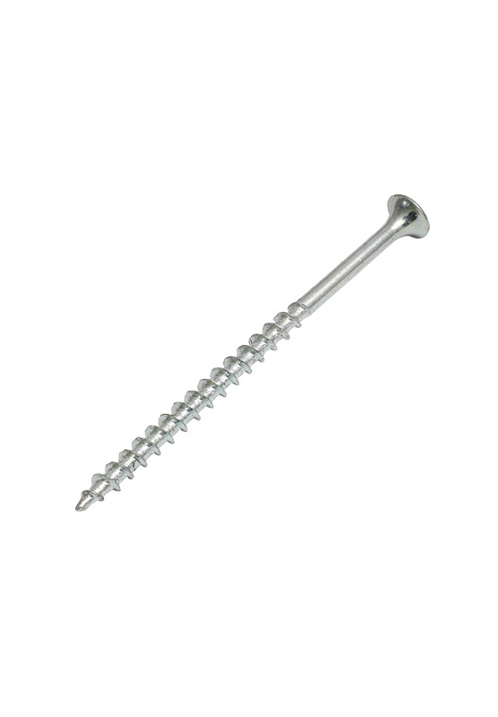 White zinc fine phillips bugle head drywall screw